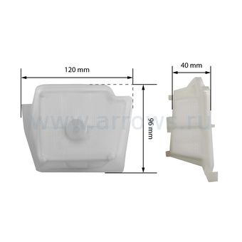 Фильтр воздушный UNITED PARTS для бензопилы STIHL MS361 (аналог 11351201601)