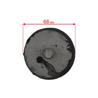 Подушка-опора DDE для виброплиты VP165-CK (Ø68х46мм) (шпилька М12х27мм) (резиновая ножка)