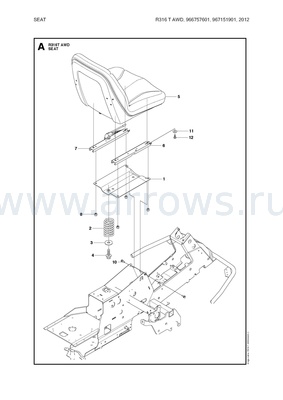 Деталировка Пружина HUSQVARNA PF21AWD (5066719-01)