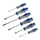 Набор отверток КОБАЛЬТ Ultra Grip, 6ШТ: РН0, РН2, PZ1, SL3, SL6, SL8, CR-V, коробка (646-652)