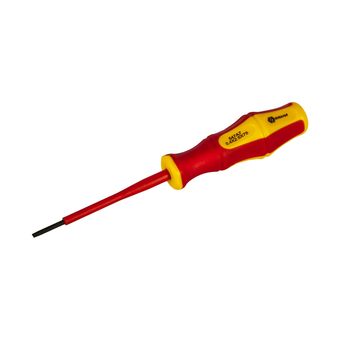 Отвертка диэлектрическая КОБАЛЬТ Ultra Grip SL 2,5 х 75 мм, CR-V, двухкомпонентная рукоятка, подвес (646-430)