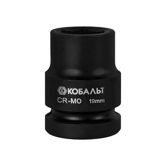 Головка торцевая ударная КОБАЛЬТ 3/4, 19 мм, CR-MO, подвес (922-463)