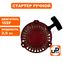 Стартер ручной UNITED PARTS для двигателя LONCIN 152F, плоские метал. собачки (3 отверстия)