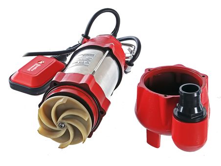 Насос фекальный QUATTRO ELEMENTI Sewage  300F Ci (300 Вт, 9000 л/ч, для грязной, 7 м, 9,0 кг) (910-140)