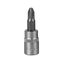 Головка торцевая со вставкой КОБАЛЬТ 1/4", PZ2, CR-V, подвес (923-446)
