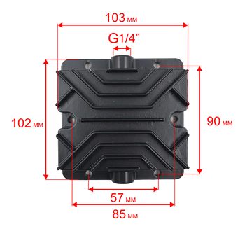 Головка цилиндра QUATTRO ELEMENTI PACIFIC 24-200