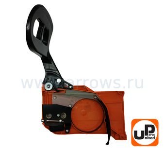 Тормоз цепи в сборе UNITED PARTS для бензопил 45,52 куб.см. (прямоугольный)