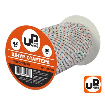 Шнур стартера  в бухте UNITED PARTS 4,0мм 30м (нейлон)