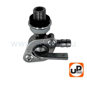 Краник топливный UNITED PARTS М10 выход вправо, 168/170F, 173-192F, GX160-390