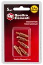 Наконечник токосъемный QUATTRO ELEMENTI M6x28   0.8 мм (5 шт) в блистере, для горелки полуавтомата