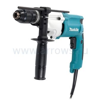 Дрель сетевая ударная MAKITA HP2051 (720Вт, 0-1200/0-2900 об. мин, быстрозажимной патрон, кейс)