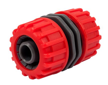 Муфта соединительная QUATTRO ELEMENTI для садового шланга   1/2" - 1/2", пластик