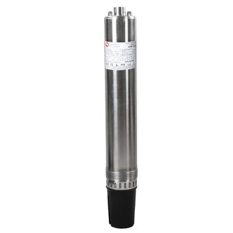 Насос глубинный QUATTRO ELEMENTI Deep 1000 (1000 Вт, 5200 л/ч, для чистой, 60 м, 10.8 кг, нерж.корпус, пров. 20м) (918-665)