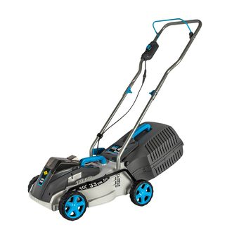Газонокосилка аккумуляторная DDE  BlueTech LMB 3340 (33 см, 25 - 70 мм, сборник 40л, без ЗУ и АКБ)