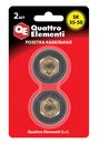 Кабельный разъем QUATTRO ELEMENTI розетка кабельная сварочного аппарата SК 35-50 ( до 315 А/45В)  2 шт в блистере