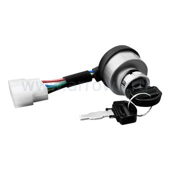 Замок зажигания UNITED PARTS универсальный, с ключом / 6 контактов
