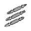 Набор бит ПРАКТИКА "Мастер"  3шт  PH2/PZ2,  PH2/PH1,  PH2/SL0.8-5  50мм, блистер (776-362)