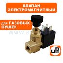 Клапан электромагнитный UNITED PARTS для газовых пушек, 220В, 8bar с регулировкой (ST-20B-21-80)