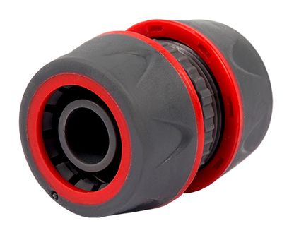 Муфта соединительная QUATTRO ELEMENTI для садового шланга 3/4" - 3/4", мягкий пластик