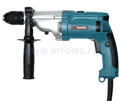 Дрель сетевая ударная MAKITA HP2071 (1010 Вт, 0-1200/0-2900 об.мин, быстрозажимной патрон, кейс)