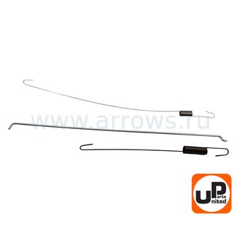Пружины UNITED PARTS тяги регулятора 173F/177F GX240/GX270 (комплект: 2 пружины, 1 тяга)