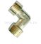 Фитинг-переходник UNITED PARTS -уголок для компрессора, резьба внешняя 3/8"×3/8"