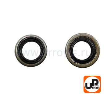Сальник коленвала UNITED PARTS 26х15х7,1мм + 24х15х7мм, для STIHL TS420, набор 2 шт (аналог 96309511696, 96400031570)