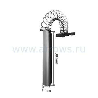 Щетка графитовая UNITED PARTS для стиральных машин 5х13,5х38мм универсальная (Electrolux, Bosch, Siemens, Ariston, Indesit, Zanussi, Ardo)