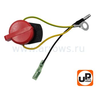 Выключатель зажигания UNITED PARTS для двигателя 168F, 170F, 173F, 188F, 192F (три провода)