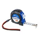 Рулетка КОБАЛЬТ Вектор 5м x 19мм обрезиненный корп., мех.стопор, белое мат. покрытие ленты, толщина ленты 0.11 мм (247-231)