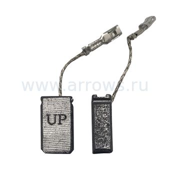 Щетка графитовая UNITED PARTS для BOSCH GWS11/12/13/15/17/19-125 CI/CIE (аналог 1607000V37, 1607000V53, 0615990M3V)  6х10х18мм АВТОСТОП
