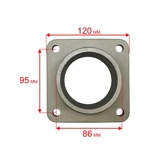 Фланец DDE PTR80H подающий аналог 011583801 KTH-80X (80SP-029)