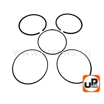 Кольцо поршневое UNITED PARTS Ø88×2,0 мм 188F, GX390 компл.
