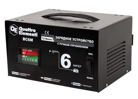 Зарядное устройство QUATTRO ELEMENTI BC  6M