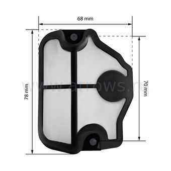 Фильтр воздушный UNITED PARTS для бензопилы HUSQVARNA 137/142 (аналог 5300299-08)