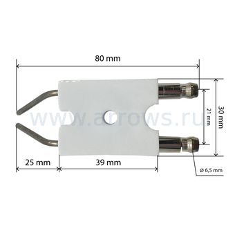 Электрод UNITED PARTS для дизельных пушек 15-70кВт (Китай)