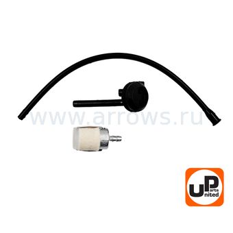 Шланг топливный UNITED PARTS для бензопил 25 куб.см. в сборе