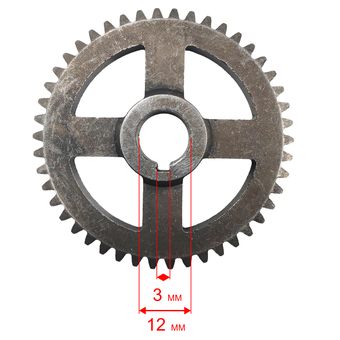 Шестерня редуктора DDE GTB 400 BlueTec большая (909-327-061)