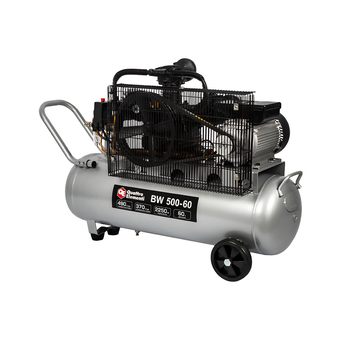 Компрессор масляный QUATTRO ELEMENTI BW 500-60 (490 л/мин, 60 литров, 2250 Вт, 8 бар, 65 кг, V-образн/ Ременной) (770-292)