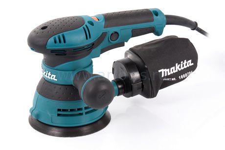 Шлифмашина эксцентриковая MAKITA BO5041 (300 Вт, 125мм, ручка, раб.ход 2,8мм, рег.ск, 1,4кг (BO5041)