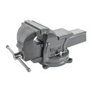 Тиски слесарные КОБАЛЬТ стальные, ширина губок 150 мм, захват 150 мм, 15.1 кг, с наковальней, поворотная, коробка (248-986)