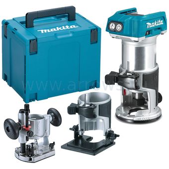 Фрезерная машина MAKITA DRT50ZJX2 аккумуляторный кромочный (18 В,Li-ion,BL-Motor,10000-3 (DRT50ZJX2)