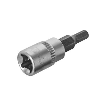Головка торцевая со вставкой КОБАЛЬТ 1/4", HEX4, CR-V, подвес (923-477)