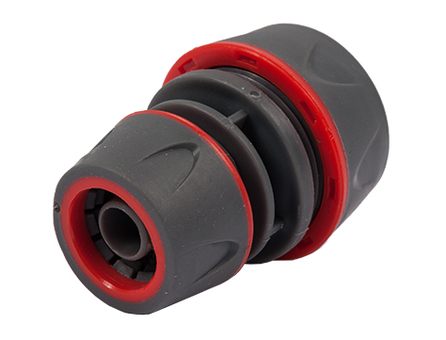 Муфта соединительная QUATTRO ELEMENTI для садового шланга 1/2" - 3/4", мягкий пластик