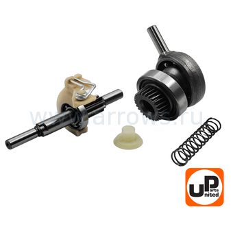 Вал редуктора UNITED PARTS для перфоратора BOSCH GBH2-24DSR (с подшипником качения) (аналог 1617000518)