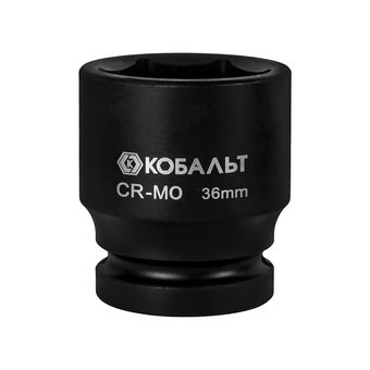Головка торцевая ударная КОБАЛЬТ 3/4, 36 мм, CR-MO, подвес (922-692)