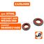 Сальник коленвала UNITED PARTS 29,6х15х4мм + 22х12х5,1мм, для STIHL 260-360 компл 2шт (аналог 96400031600 / 96400031190)