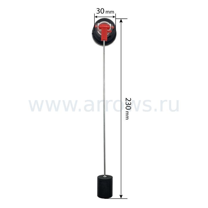 Датчик уровня топлива UNITED PARTS для дизельных нагревателей 75-110 кВт (круглый) (для отверстия Ø30мм, длина 230мм)