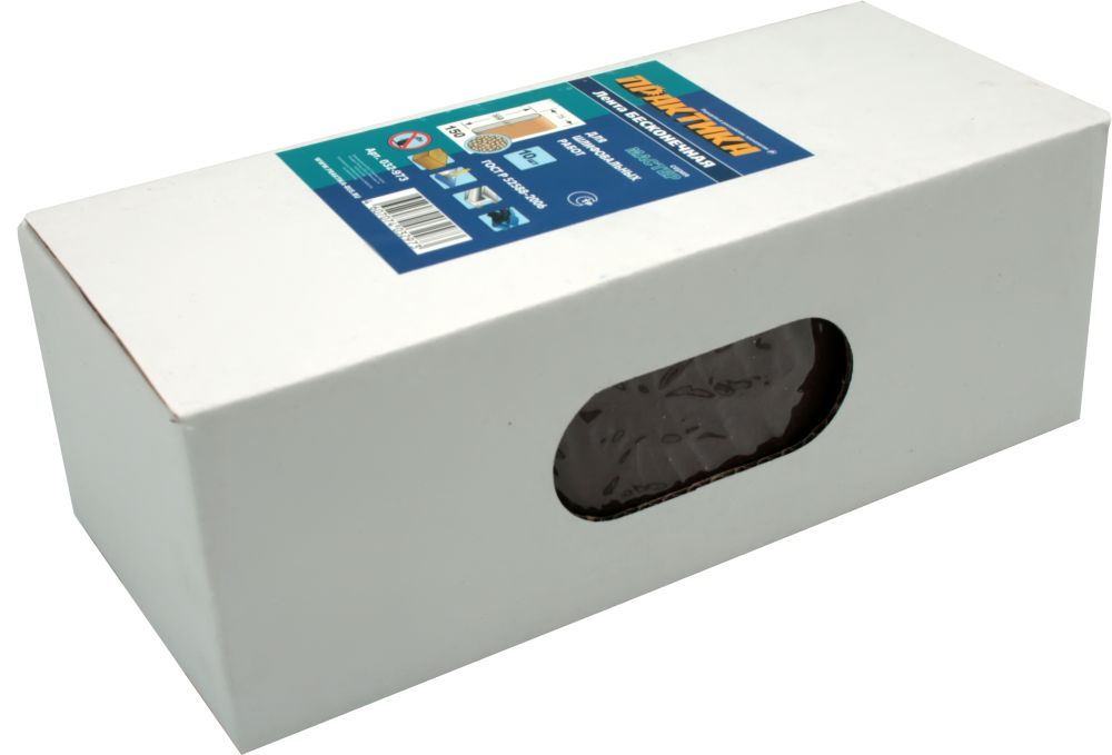 Лента шлифовальная ПРАКТИКА  75 х 533 мм  P150 (10шт.) коробка (032-973)