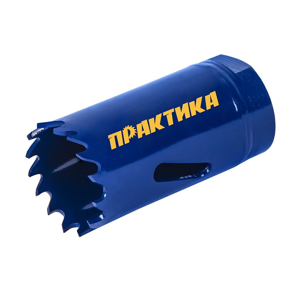 Коронка биметаллическая ПРАКТИКА  25 мм (1шт), клипса (035-936)